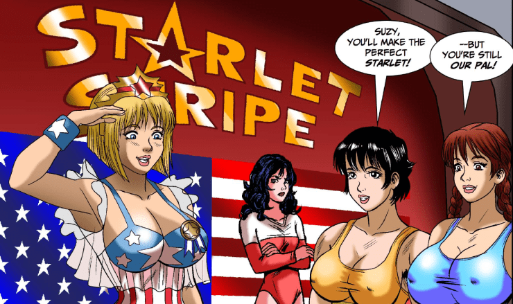 Starlet stripe - Abby on the right is my favorite