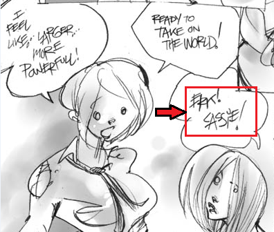 8 - speech bubbles difficult to read