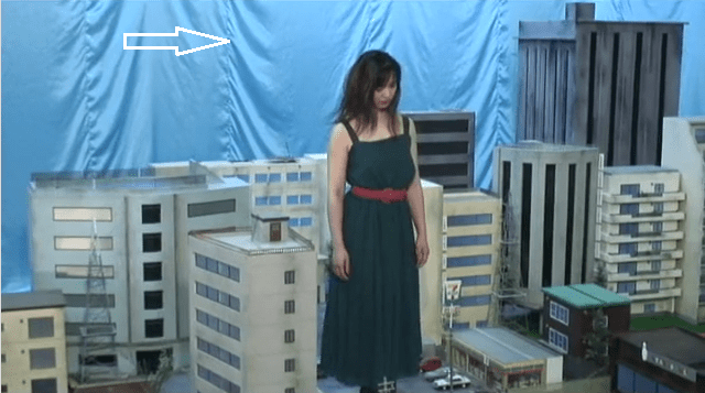 5 - blue curtain backdrop