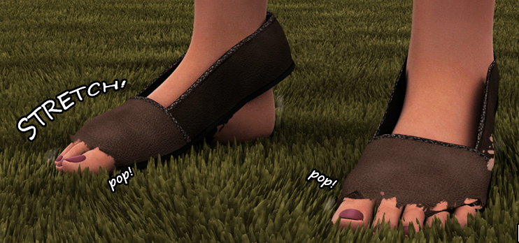 Top 10 (kinda) Shoe Bursting Scenes! – There She Grows