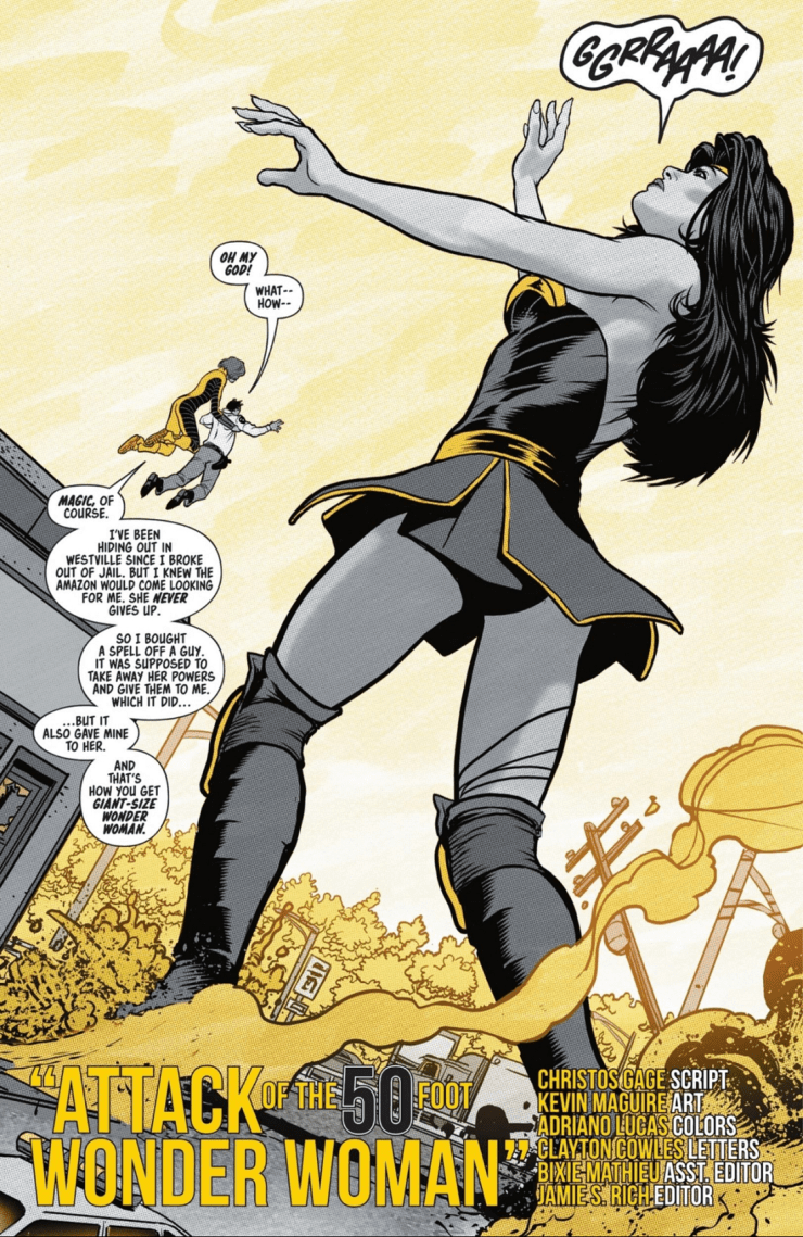 Wonder Woman Black and Gold No 6